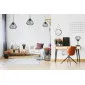 Metal Ceiling Lamp in Rustic Industrial Design