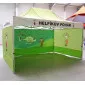 Professionellt Snabbtält 3 x 4.5m Aluminium A40H Premium PVC 320g/m² UV50+ EU, Plinth