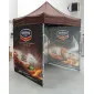 Professionellt Snabbtält 3 x 4.5m Aluminium A40H Premium PVC 320g/m² UV50+ EU, Plinth