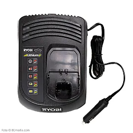 Batteriladdare för bil, billaddare, 18V, Ryobi One+