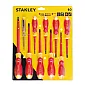 Skruvmejselsats VDE 10 st med tester | Stanley