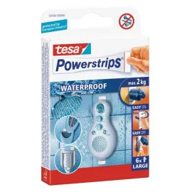 Mounting Strips Self-adhesive Waterproof 6-pack Removable, Tesa PowerStrips