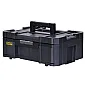 Deep drawer unit in black and light grey | Stanley