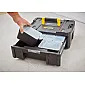 Deep drawer unit in black and light grey | Stanley