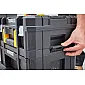 Deep drawer unit in black and light grey | Stanley