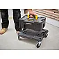 Deep drawer unit in black and light grey | Stanley