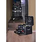 TSTAK empty storage box, black/light grey | Stanley