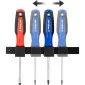 8-Piece Screwdriver set S2 Steel HRC 59, Ergonomic Soft-Touch, Magnetic, Slotted and Phillips, Proline