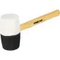 Rubber Mallet Black-Red 980g, Wooden Handle, Proline
