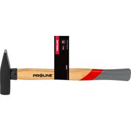 Machinist Hammer 300g, Beech Wood Handle, Painted Protective Surface, GS Approved, Proline