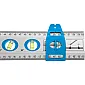 Universallinjal 60 cm aluminium med vattenpass