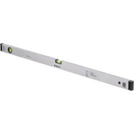 Spirit Level 1000 mm 2Vials - 1 mm Thickness of Wal . Accuracy 1Mm1M. Silver Color.