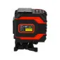 360° Green Cross Laser Level Kit 2D Self-Leveling, 2 Beams, Working Range 25m, Accuracy ±1.5 mm/5m, IP54, Li-Ion 3000mAh, 5/8 and 1/4 Tripod Threads, Proline