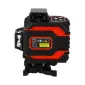 Laservattenpass 360° grönt korslaserkit 4D självinställande, 4 strålar, ±1.5 mm / 5 m noggrannhet, IP54 skydd, 25 m arbetsområde, Li-Ion 5200 mAh batteri, 5/8 och 1/4 stativgänga, Proline