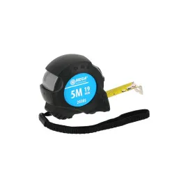 Measuring Tape 5M/19 mm, 2Xstop, Strap, CE, Rubb.case, Card, Mega