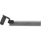 300 mm Mitre Box with Saw. för Cutting 90 and 45. Max. Width of Cutting Panels Up To 65 mm. Supplied with Tenon Saw 300 mm with Plastic Black Handle. Mitre Box Made of Black Plastic.