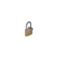 Brass Thin Padlock 25 mm Chrome Plated Shackle. 3 Keys.
