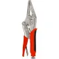 Locking Pliers, Flat Long Jaws, Rubberized Gripping Surfaces 220 mm, PROLINE HD