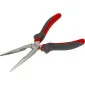 Flat Nose Pliers 200 mm with Side Cutter, Textured Grip, Rounded Jaw, Proline
