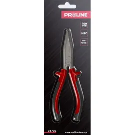 Flat Nose Pliers 160 mm Soft Touch, Ribbed, Proline