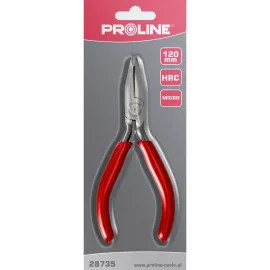 Flat Nose Pliers 120 mm, Length 4.5, Jaw Width 12.0 mm, Proline
