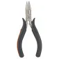 Combination Pliers 120 mm with Side Cutter and Spring, Rounded Jaw, Textured, Drop Forged, Hardened, Satin Finish, Red Plastic with Black Anti-Slip Grip, Proline
