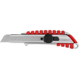 Retraktabel Kniv 18 mm, SK5, Aluminium/Gummihandtag, Proline