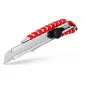 Retraktabel Kniv 18 mm, SK5, Aluminium/Gummihandtag, Proline