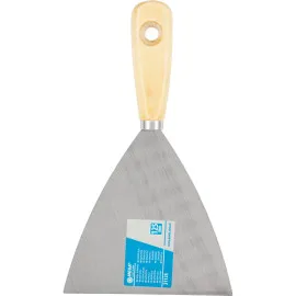 Scraper 125 mm, Hanging Whole in Light Wooden Lacquered Handle