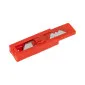 Trimming Knife Blades. 10Pcs 62 mm Blades in Red Special Pushing - Out Box. Packed On Skin Card.