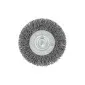 Crimped Wire Wheel Brush FI=63 mm, 6 mm Shaft