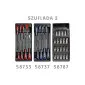 Tool Cabinet 7 Drawers 79 x 49 x 101 cm, 0.8 mm Steel, 211 Tools, Central Lock, Parking Brake, Proline