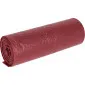 Sopsäckar 120L, LDPE, Röd, 10st per rulle, Proline