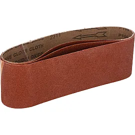 Abrasive Belts 75 x 457 mm, 3 pcs, Grit 100, Proline