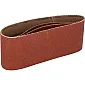 Abrasive Belts 100 x 610 mm, Grit 80, 3 pcs