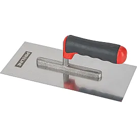 Smooth Stainless Plastering Float 270 x 130 mm with Two-Component Handle, Proline