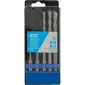 5Pc SDS Plus Hammer Drill set 5, 6, X110 mm , 8 , 10, 12 x 160Mmplastic Box