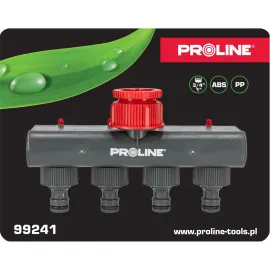 4-Way Water Hose and Sprinkler Connector, Proline