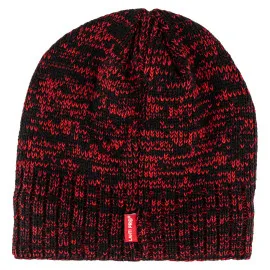 Mössa, Acrylic Hat, Thinsulate Thermal Lining, Red Melange, LAHTI
