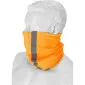Multifunktionell halsduk med reflexband, orange