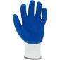 Latexhandskar 12 par, arbetshandskar, navy-white, CE, LAHTI