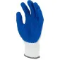 Latexhandskar 12 par, arbetshandskar, navy-white, CE, LAHTI