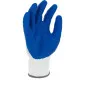 Latexhandskar 12 par, arbetshandskar, navy-white, CE, LAHTI