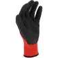 Latex gloves black-red size 7, 12 pairs
