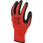 Latex gloves black-red size 7, 12 pairs