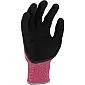 Latexhandskar rosa-svarta storlek 8 CE