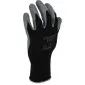 Arbetshandskar 12par LATEX BLACK-GREY, CE, LAHTI