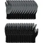 Arbetshandskar 12par LATEX BLACK-GREY, CE, LAHTI