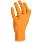 Gloves Nitrile Orange, 50 pcs., 7, CE, LAHTI