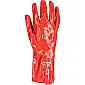 Long red PVC gloves size 10, 12 pairs